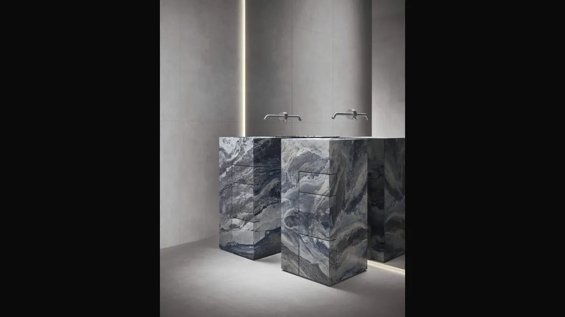 Mobile da Bagno in quarzite Touch 24 01 di Milldue